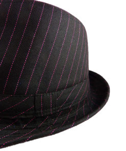 Borsalino femme rayures mafia