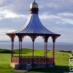 gazebo sur la côte en Ecosse