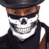 Bandana tête de mort forme triangle à nouer