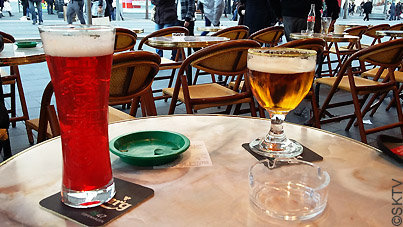 Apéro en terrasse à Nice