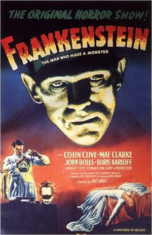 Le Frankenstein de Whale (1931) : l'affiche du film