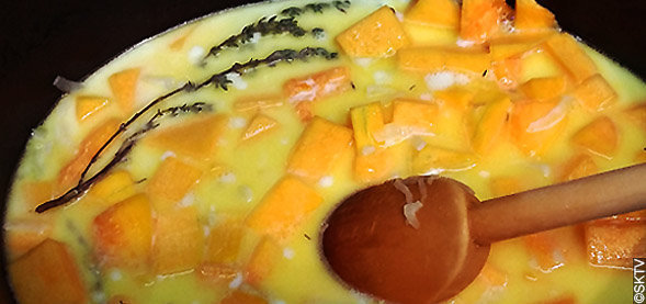 Velouté de Butternut : cuisson