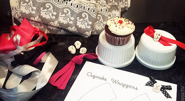 contours cupcakes Halloween : décorer ses cupcakes avec des cupcake wrappers