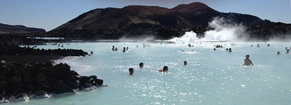 Lagon noir, Lagon bleu, Blue lagoon, Iceland