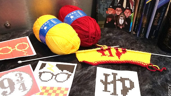 Butterbeer cosy : choix des motifs