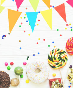 Guirlande de fanions pour une décoration de fête