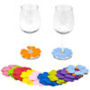 Marque-verres forme fleur