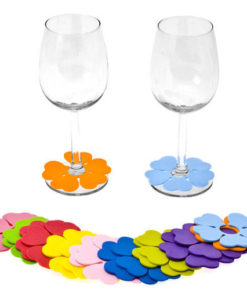 Marque-verres forme fleur