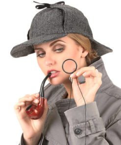 L'accessoire déguisement deerstalker est taille unique et unisexe