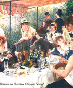 Le canotier pique-nique vu par Renoir