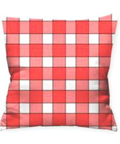 Coussin à carreaux Vichy format 45x45cm