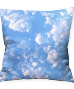 Coussin photo ciel bleu 45x45 cm