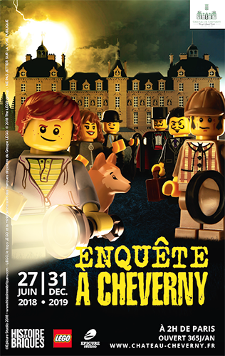 Expo Lego 2018 Enquête à Cheverny