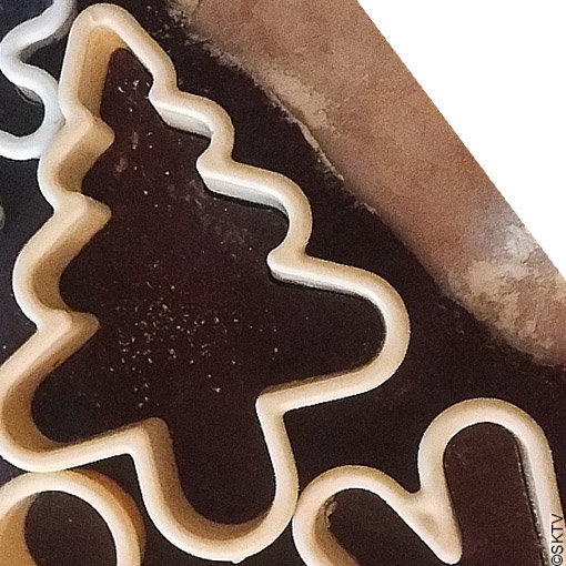 Brownies-biscuits de Noël à l'emporte-pièce