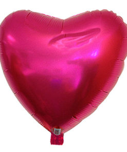 Ballon alu St Valentin rose