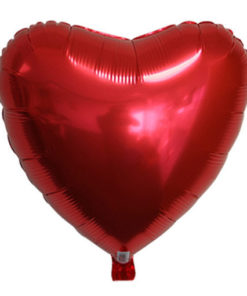 Ballon alu St Valentin rouge