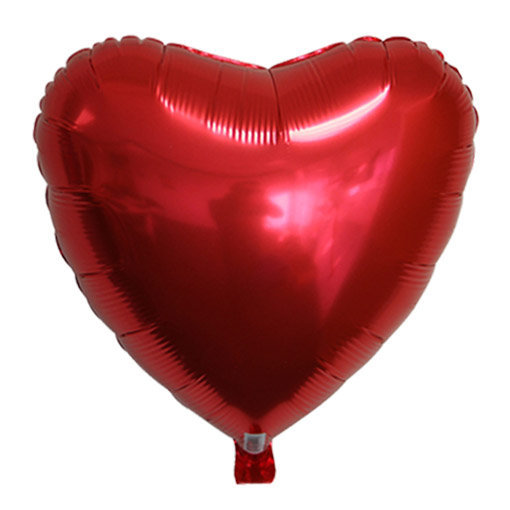 Ballon alu St Valentin rouge