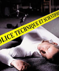 Ruban de scène de crime Police technique et scientifique Zone interdite