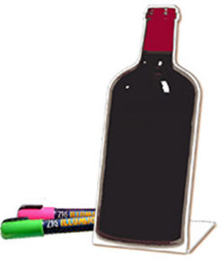 Ardoise carte des vins pour l'apéritif ou le bar
