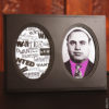 Cadre photo médaillon pas cher, avec photo Al Capone