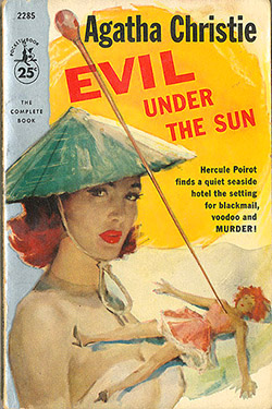 Les Vacances d'Hercule Poirot : couverture dessinée par James Meese pour Evil Under The Sun