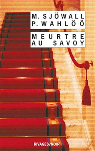 Meurtre au Savoy, couverture du roman aux éditions Rivages/Noir
