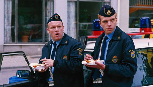 La pause saucisse-frites du duo comique Kristiansson et Kvant , image de film
